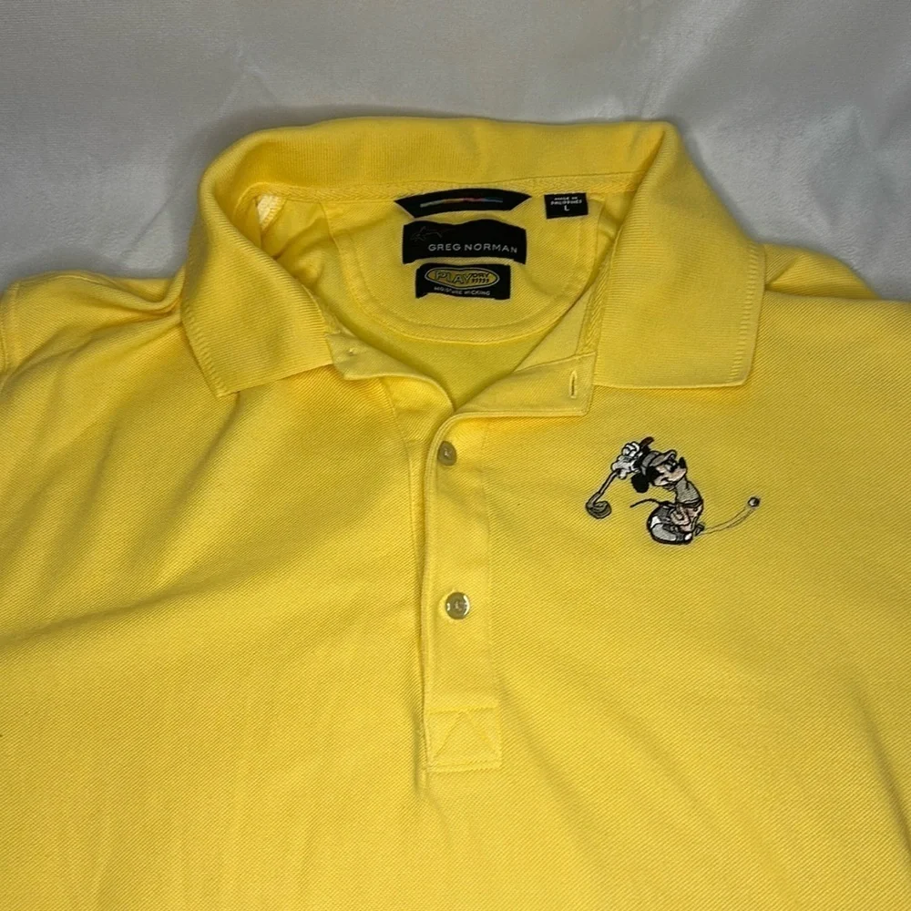 Greg Norman x mickey golf polo - Picture 1 of 3